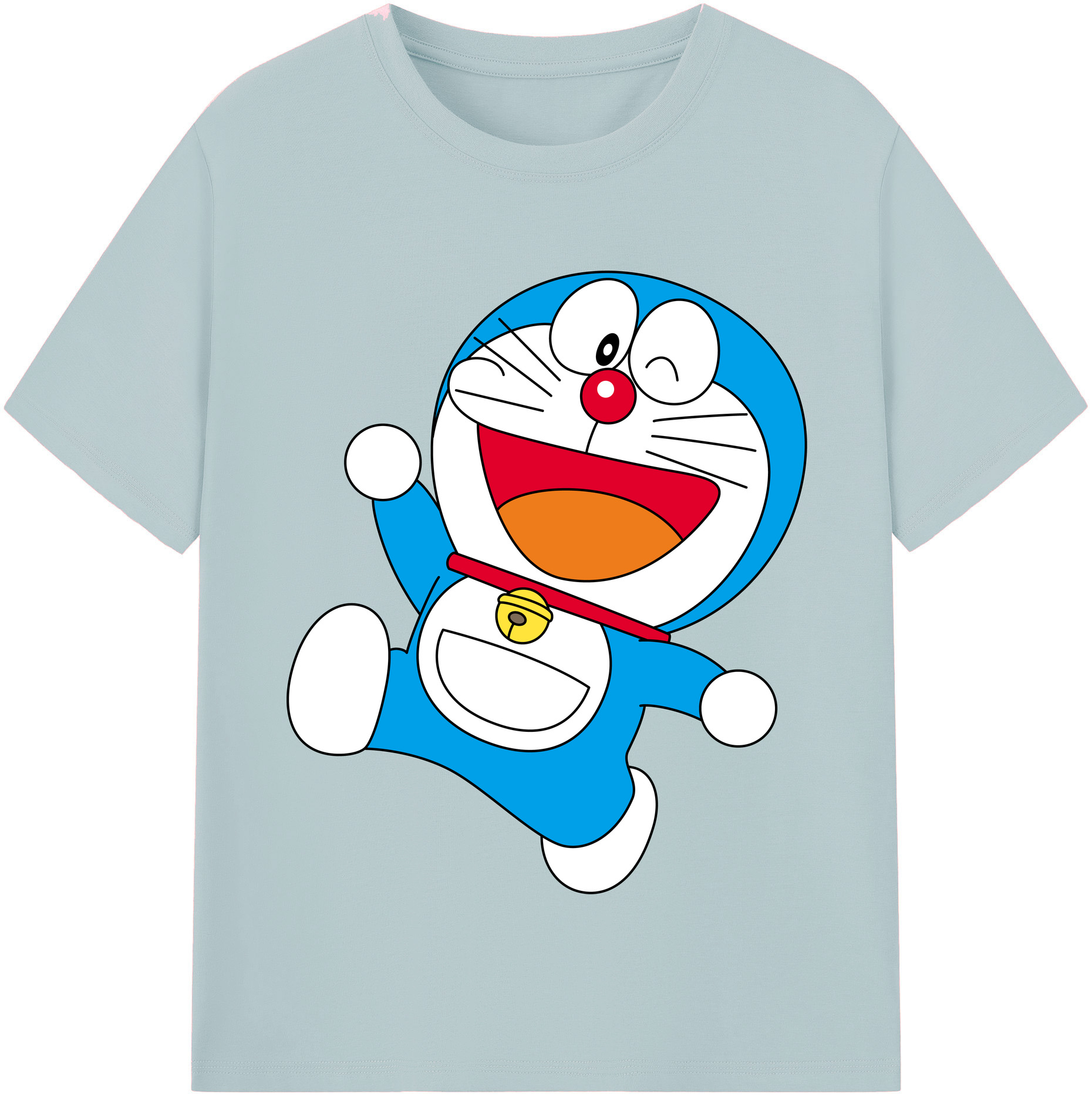 （画像用） ドラえもん Doraemon 綿100％半袖Tシャツ（フロントプリント）